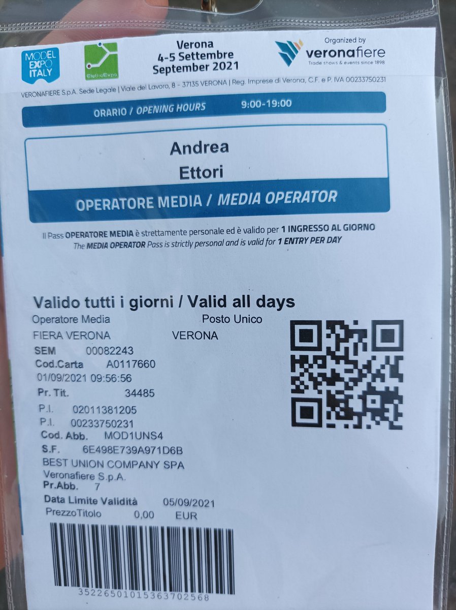 AndreaEttori's tweet photo. finalmente @ModelExpoItaly 💪😍

#ModelExpo #P300 #modellismo https://t.co/n3JMyBjRxm