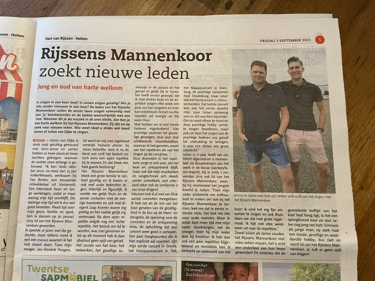 Rijssens Mannenkoor tweet media