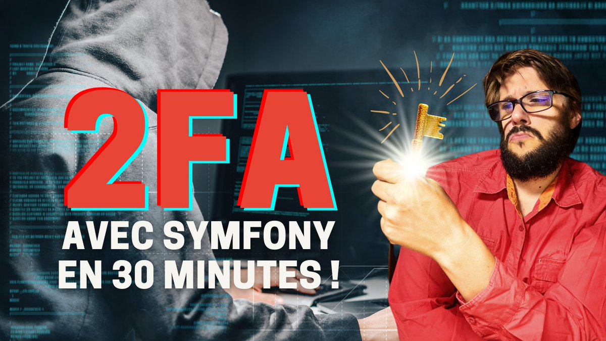 yOyO38's tweet photo. 🚀 C'est 9h00, l'heure de la vidéo du samedi !

🧐 Au programme : La mise en place d'une Authentification à Double Facteur (et appareil de confiance) dans une App Symfony.

👉 À retrouver sur YouTube : https://t.co/WN7VFa5E4C

❤️ MERCI pour vos likes, partages et commentaires ! https://t.co/yJVkaHgoJ1