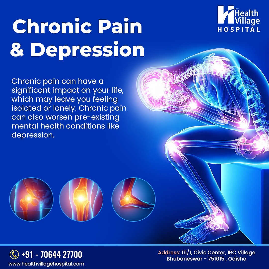 HospitalVillage's tweet photo. Chronic pain can interfere with your daily life, keeping you from doing things you want and need to do. It can take a toll on your self-esteem and make you feel #angry, #depressed, #anxious, and #frustrated.

#healthvillagehospital #chronicpain #chronicpainawareness https://t.co/pA0betn81P