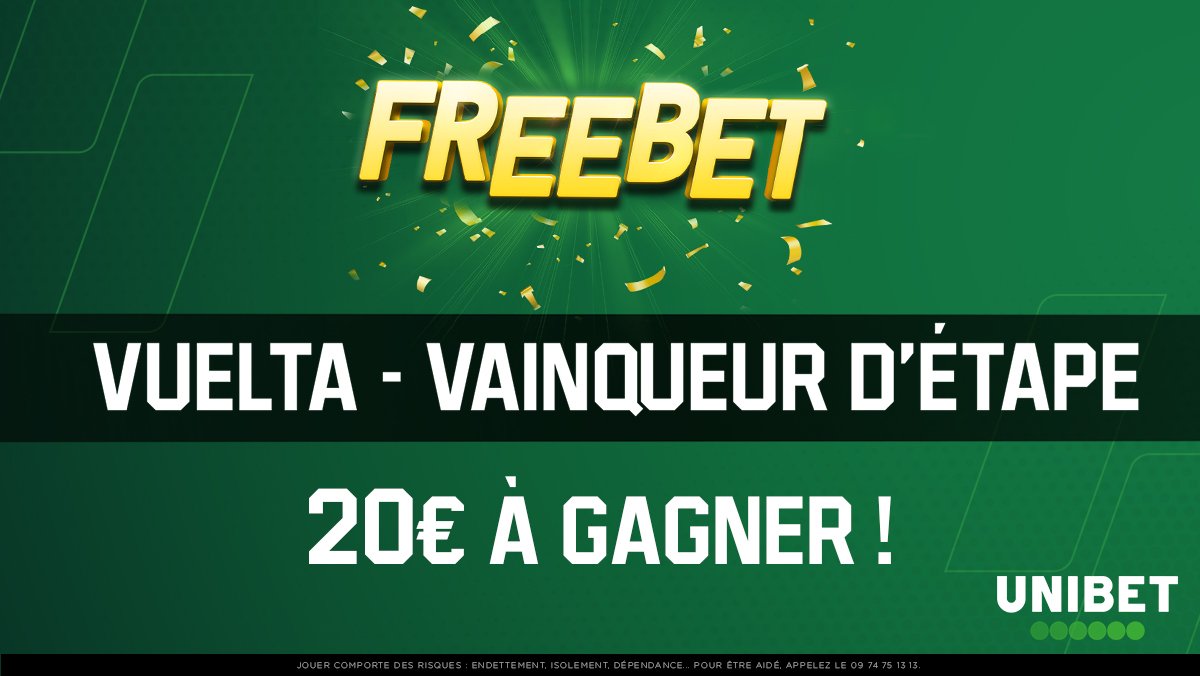 pronoland_'s tweet photo. 🚴‍♂️ Étape 20 #LaVuelta21, 20€ de freebet à gagner 🤑

Quel coureur va remporter cette étape ?

👉 RT/Follow + ta reponse en commentaire #UnibetPronoland + pseudo

⏳ Fin du jeu à 11h45
🍀 TAS après l'étape parmi les bonnes réponses https://t.co/Mtn8vIMfCJ