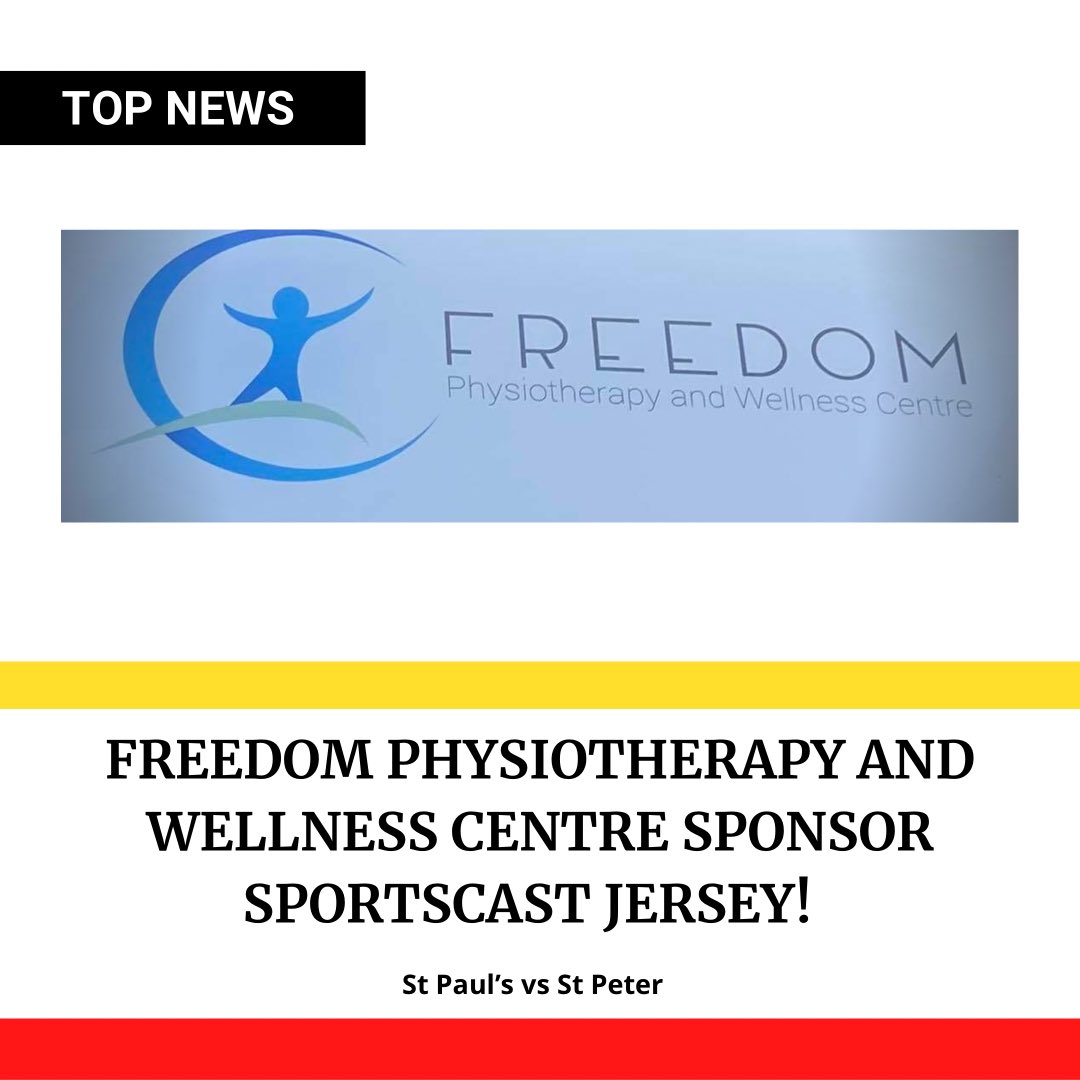 MATCH DAY COVERAGE!! 🚨 

We are pleased to say Freedom Physiotherapy and Wellness Centre are sponsoring our coverage of St Paul’s vs St Peter this afternoon! 🤝

Good luck to all sides in action today in whatever sport you play, enjoy and play well! 👏

FOLLOW <a href="/freedomphys/">Freedom Physio</a>! 🇯🇪