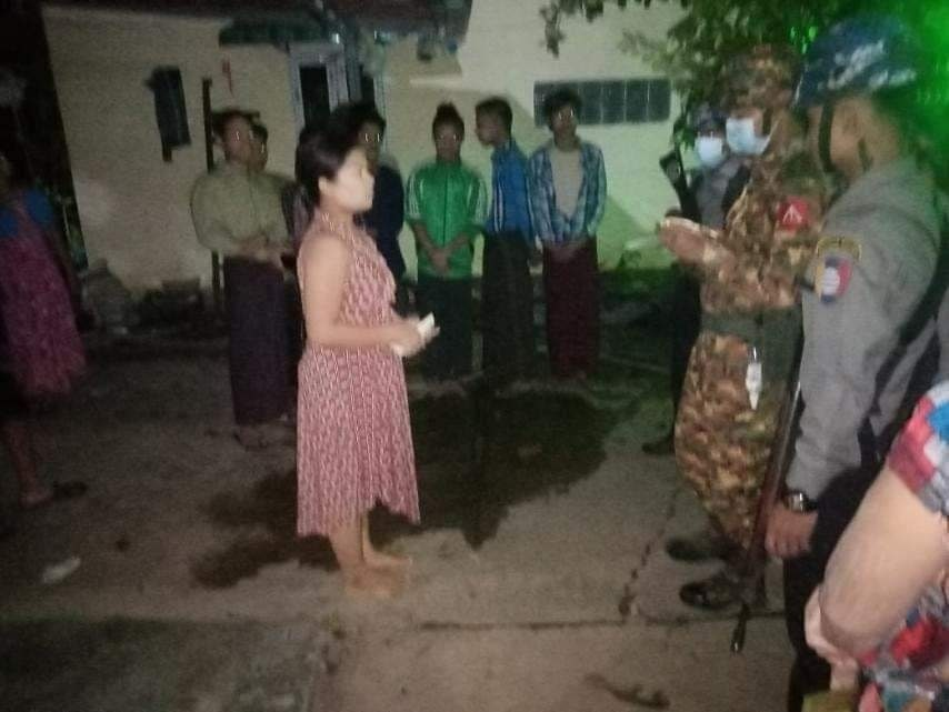 spring21MM's tweet photo. Military Terrorist troops have been raided houses from many wards in #Labutta, #Ayeyarwady Region since Sep 1 on the pretext of guest audits to abduct PDFs. 

-At least 3 people have been allegedly Abducted by Military terrorists for no apparent reason during the raid.

#Sep4Coup https://t.co/vRpwlLtwQv