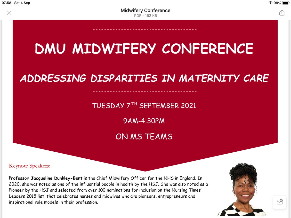 Dr Diane Menage (@dianethemidwife) on Twitter photo Cannot wait for <a href="/dmuleicester/">dmuleicester</a> St Midwife Conference next Tuesday. What a programme! Including: @TeamCMidO <a href="/wendyolayiwola/">Wendy Olayiwola BEM, FRCM, FRSA RN, RM</a> @ABurnett_RM <a href="/kayhollyking/">Kay King (she/her/hers)🌈</a> <a href="/BenashNaz/">Benash</a> <a href="/all4maternity/">all4maternity</a> <a href="/TPM_Journal/">ThePractisingMidwife</a> <a href="/TSM_Journal/">The Student Midwife Journal</a> <a href="/BabylossUK/">BabylossUK</a> <a href="/dmu_midwifery/">DMU Midwifery Society</a> <a href="/KaushikaPatel1/">Kaushika Patel</a> <a href="/sheena_byrom/">💕Sheena Byrom she/her 💕</a> <a href="/ACBmidwife/">✨Dr Anna Byrom✨She/Her #NTFS2019</a> Cannot wait for <a href="/dmuleicester/">dmuleicester</a> St Midwife Conference next Tuesday. What a programme! Including: @TeamCMidO <a href="/wendyolayiwola/">Wendy Olayiwola BEM, FRCM, FRSA RN, RM</a> @ABurnett_RM <a href="/kayhollyking/">Kay King (she/her/hers)🌈</a> <a href="/BenashNaz/">Benash</a> <a href="/all4maternity/">all4maternity</a> <a href="/TPM_Journal/">ThePractisingMidwife</a> <a href="/TSM_Journal/">The Student Midwife Journal</a> <a href="/BabylossUK/">BabylossUK</a> <a href="/dmu_midwifery/">DMU Midwifery Society</a> <a href="/KaushikaPatel1/">Kaushika Patel</a> <a href="/sheena_byrom/">💕Sheena Byrom she/her 💕</a> <a href="/ACBmidwife/">✨Dr Anna Byrom✨She/Her #NTFS2019</a>