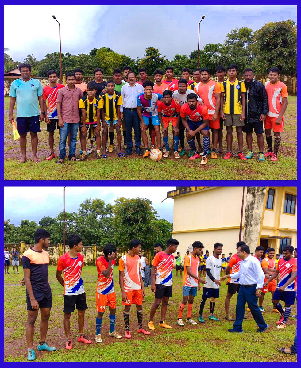 Prashant_Goem's tweet photo. Inaugurated 9 - A side football tournament at Karvem ground Gaodongri organised by Tiranga Sports Club, Karvem. Seen in the pictures, players of C -Boyz Club Quepem and Saptakoteshwar Club Gaondongri. I wish the participating teams the very best. https://t.co/R5rtqNpapN