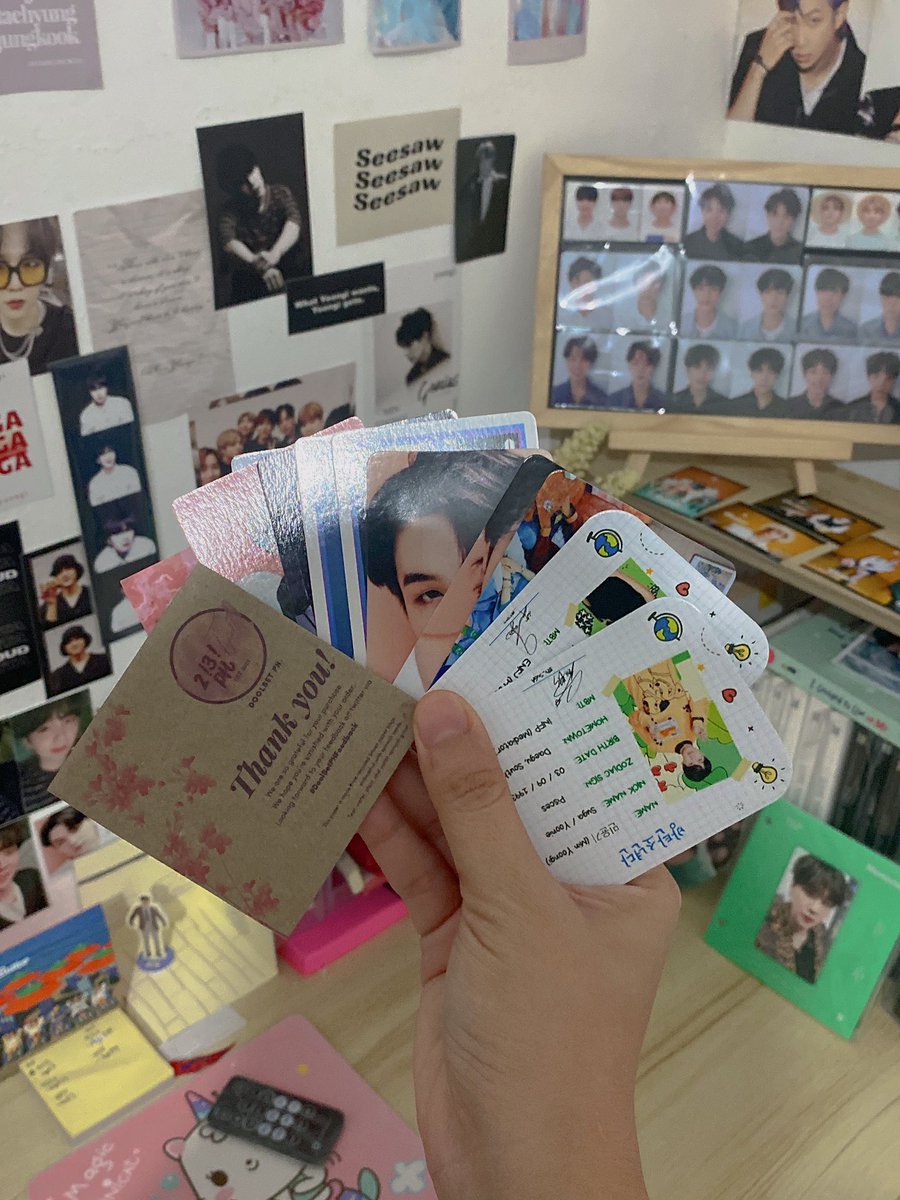 minjenel's tweet photo. my Yoongi Sowoozoo photo cards are finally complete! π Thank you @doolsetPH π cute din ng freebies π₯Ί
thanks din @CharmyBangtan for trading Tae Tae for my dupes π€π https://t.co/sKJYQ7Y8Yi