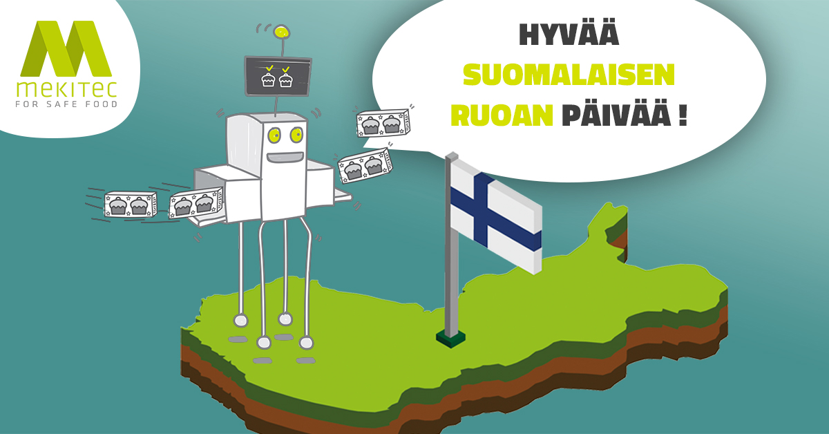 Hyvää suomalaisen ruoan päivää! Meillä Mekitecillä on ilo työskennellä niin maamme nousevien, kuin johtavienkin elintarviketuottajien kanssa taaten suomalaisen ruoan laadun ja turvallisuuden.
#suomalaisenruoanpäivä #hyvääsuomesta #elintarviketeollisuus #laadunvalvonta