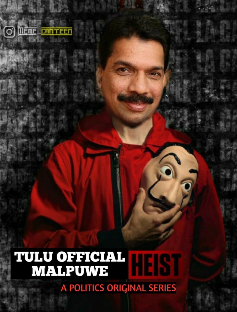 trollbogra's tweet photo. Show me bigger heist than this 😌

#SpeakUpForTulu 
#TuluOfficialinKA_KL 
#tulunadustate 
#tuluto8thschedule https://t.co/uAoNh8CB3V