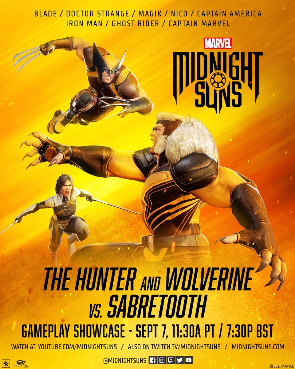 Watch Firaxis Games showcase the new combat system and a showdown between  Wolverine, Sabretooth, and the Hunter in Marvel's Midnight Suns —  GAMINGTREND