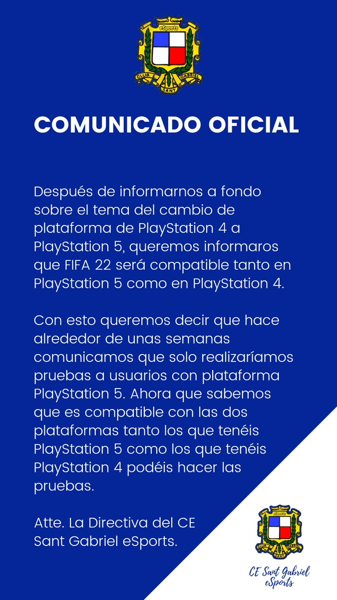 Seguimos en periodo de pruebas para FIFA 22. Todos los interesados podéis contactarnos aquí o en nuestro Instagram. <a href="/_chocolate3000/">AYUDAS FIFA CHOCO3K🐦</a> @AyudaClubesPro <a href="/Ayudas_Cpro/">AYUDAS CLUBES PRO</a> <a href="/AyudasClubes/">AYUDAS PRO 💯</a> <a href="/ayudasCLUBPRO/">Ayudasclubespro</a> <a href="/pro_ayudas/">AyudasClubesPro</a> <a href="/AyudasCPro/">Ayudas Clubes Pro</a> <a href="/ClubesProAyudas/">CLUBES PRO AYUDAS (CPA)</a> <a href="/FichajesAyudas/">Ayudas Fichajes</a> <a href="/AyudasVFO_/">Ayudas VFO</a> <a href="/AyudanteSports/">AyudanteSports</a>