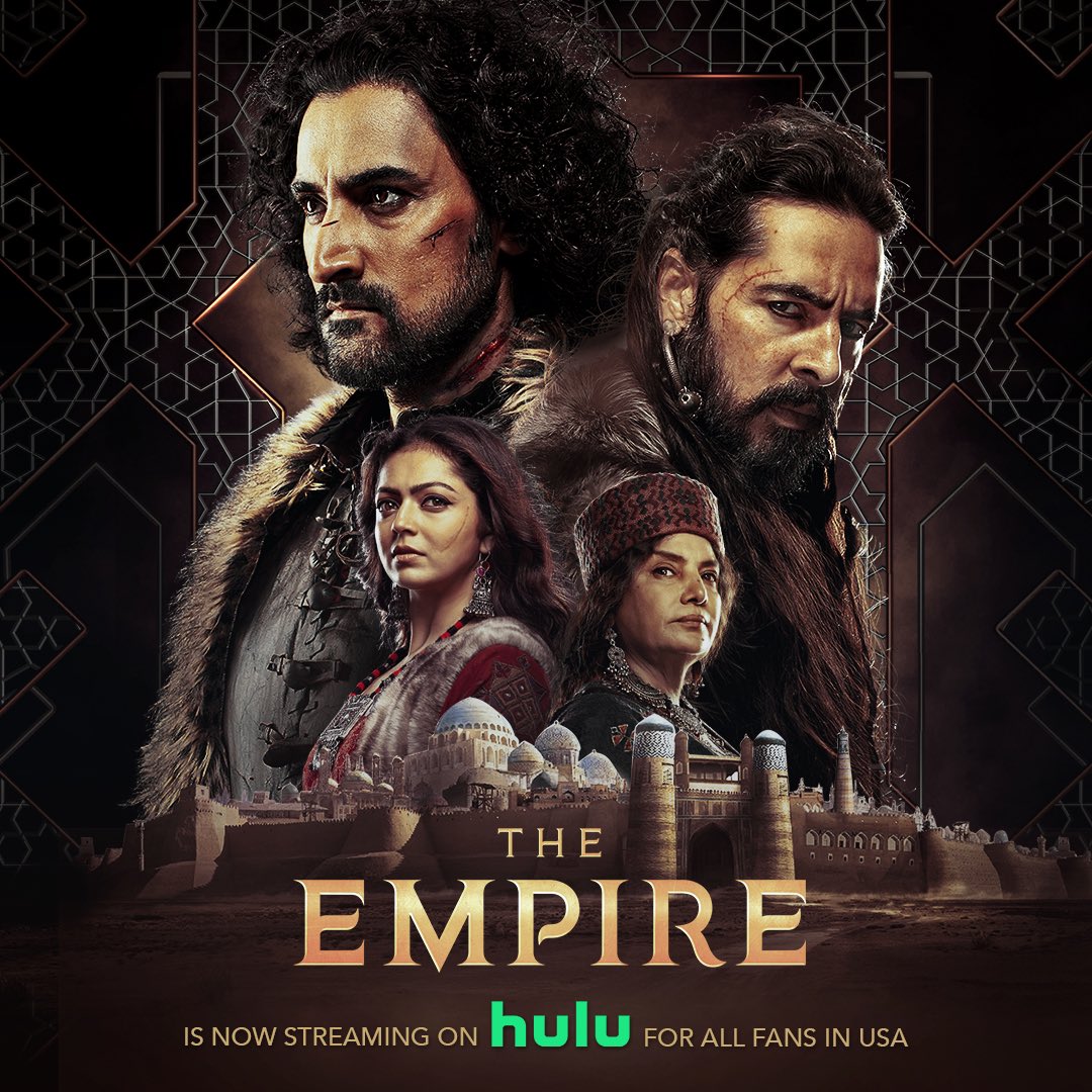 Delighted that #TheEmpire is now on <a href="/Hulu/">Hulu</a>! For all our fans in USA do watch. 

<a href="/monishaadvani/">Monisha Advani</a> <a href="/madhubhojwani/">Madhu Bhojwani</a> <a href="/mitaksharakumar/">mitakshara kumar</a> <a href="/roshghosh/">Roshni Ghosh</a> <a href="/meenakshiatwork/">MEENAKSHI</a> <a href="/madhoknikhil/">Nikhil Madhok</a> <a href="/EmmayEntertain/">Emmay Entertainment</a> @DisneyPlusHS

<a href="/kapoorkkunal/">Kunal Kapoor</a> <a href="/AzmiShabana/">Azmi Shabana</a> <a href="/drashti10/">Drashti Dhami</a> #DinoMorea <a href="/AdityaSeal_/">Aditya Seal</a>