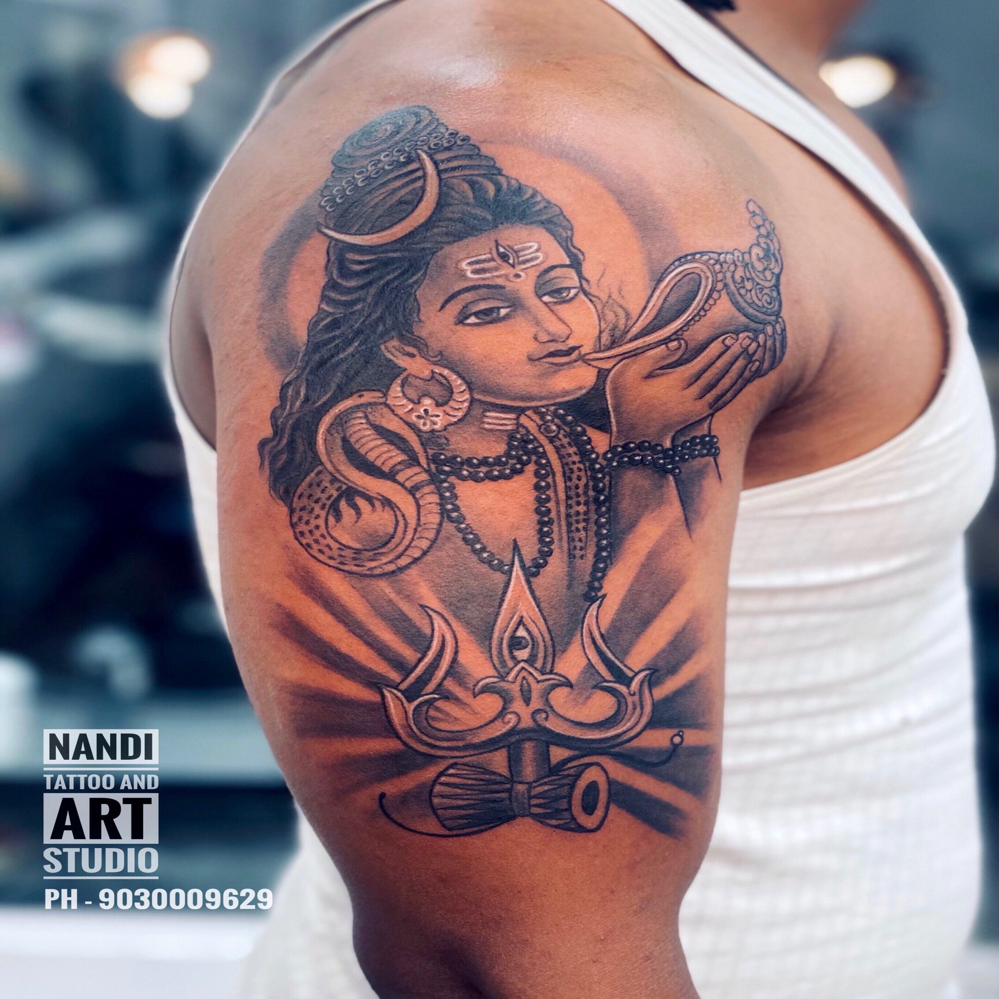 36 Creative And Elegant Shiva Tattoo Designs For Shoulder  Psycho Tats