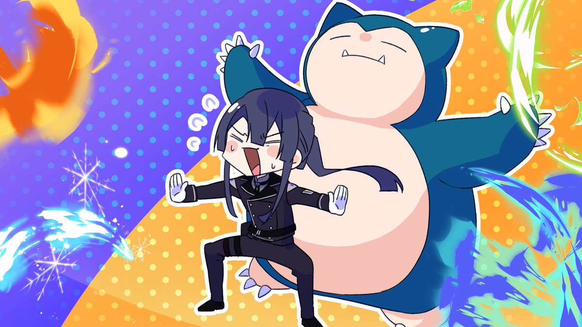 とおせんぼうカビゴン頼もしくて可愛くて好き 長尾百景 柳街 帰ってきたのイラスト