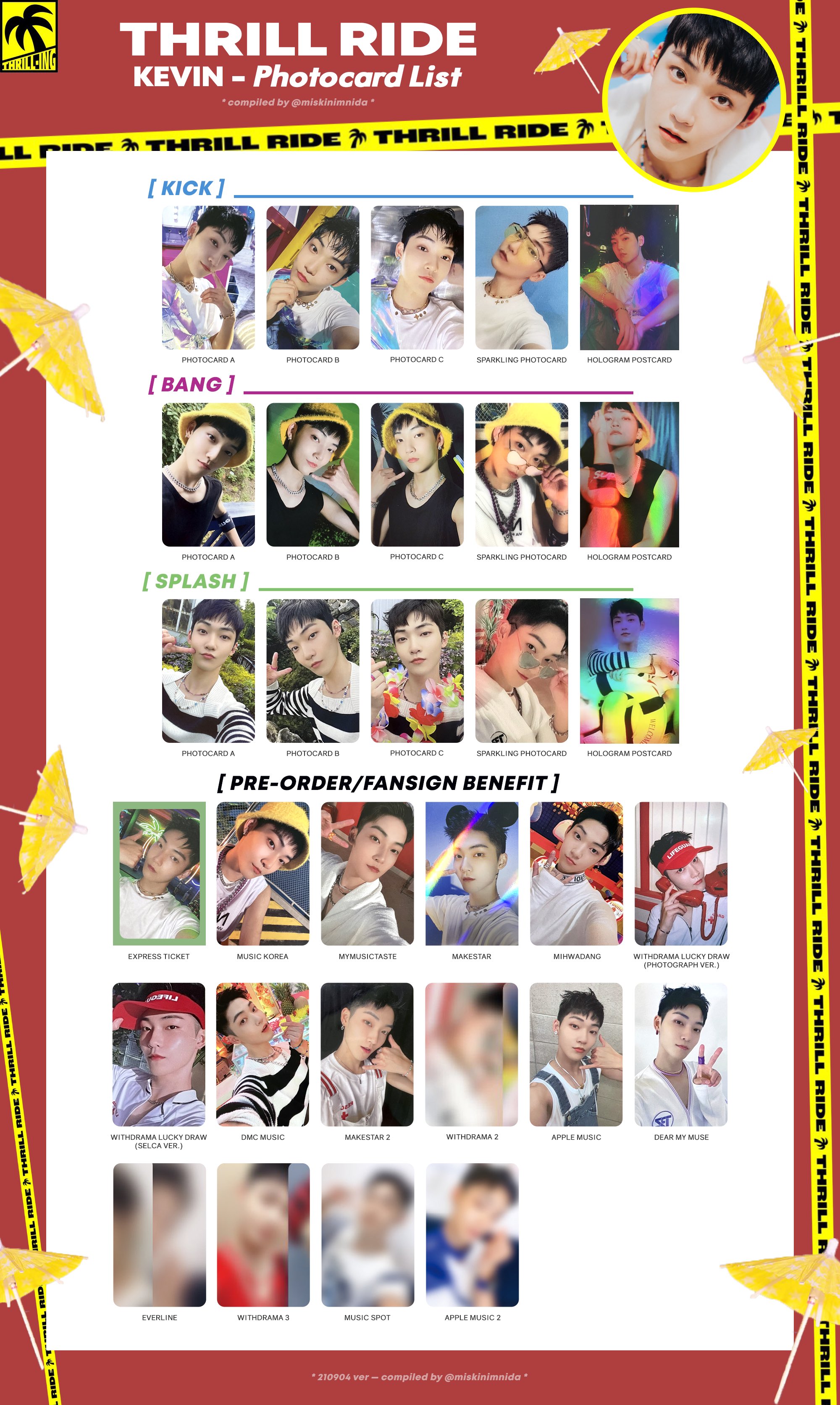 The Boyz 6th Mini Album Thrill-ing Official Photocard