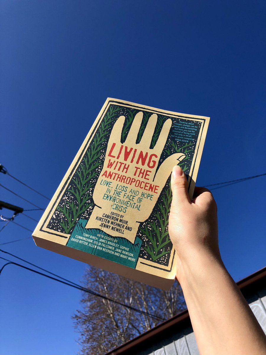 DymocksBelco's tweet photo. Jesse here with more #LockdownReading ! Living With the Anthropocene is a collection of essays &amp; personal reflections that explore grief &amp; hope in the climate crisis.
Interested in this book? Give us a ring on 6251 2850 between 10am and 4pm to organise FREE local home delivery! https://t.co/FNAxqPQ5vf