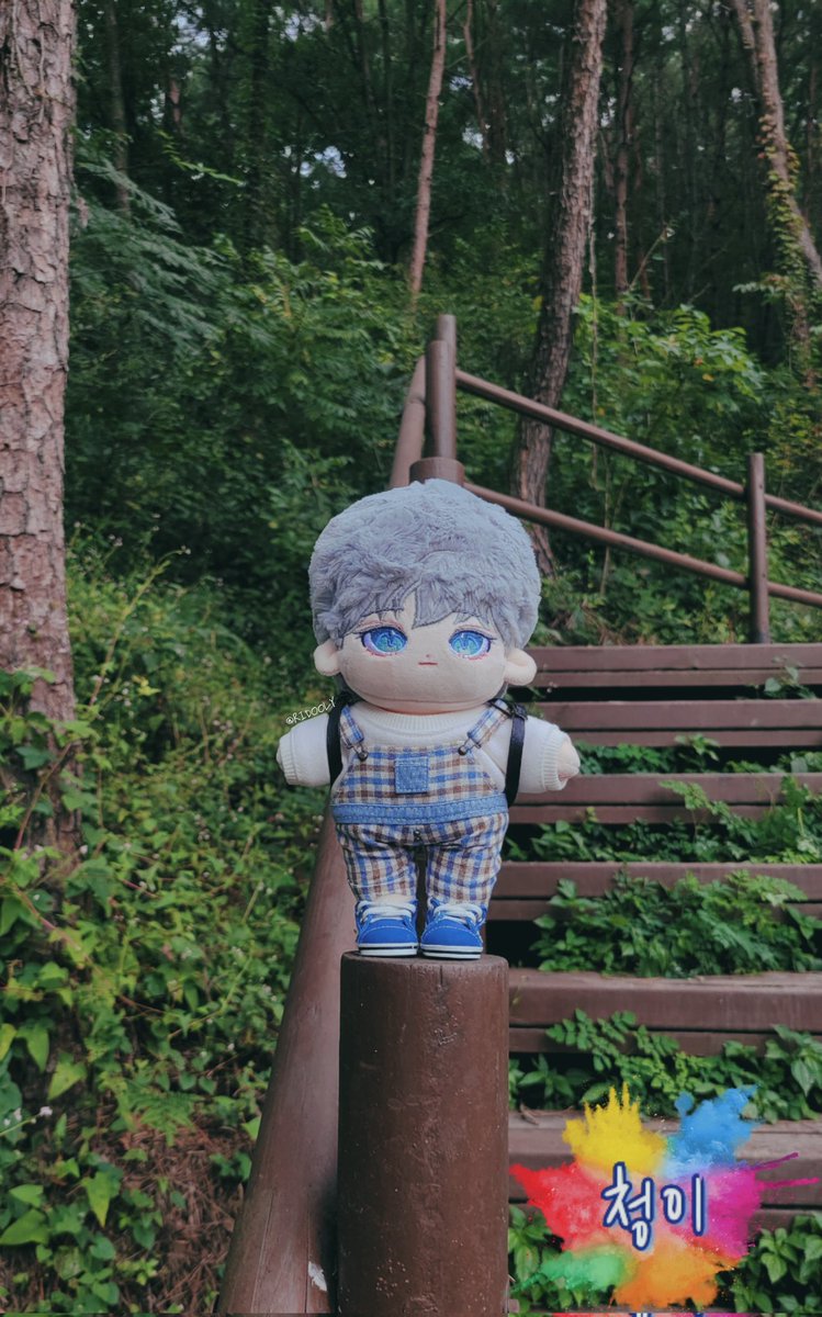 #산책솜

주말에는 숲의 요정이 되어봅시댜
푸릇푸릇 청이💙

#청이
<a href="/the_stitch_room/">더스티치룸</a> 
@merry_salonn_ 
<a href="/AKAshoesstore/">아카신발장</a>