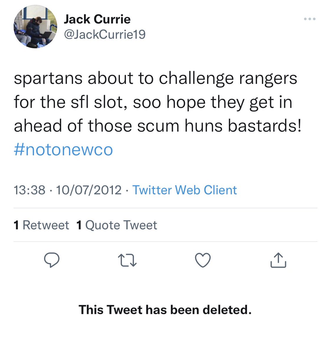 RFC_Michael_'s tweet image. We see you @JackCurrie19 👁