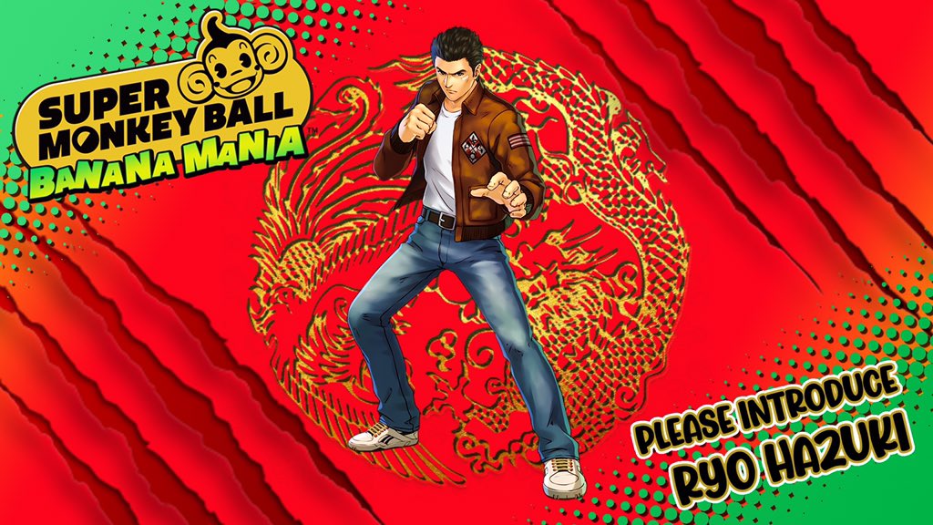 Please #SEGA, bring Ryo Hazuki to #SuperMonkeyBallBananaMania!