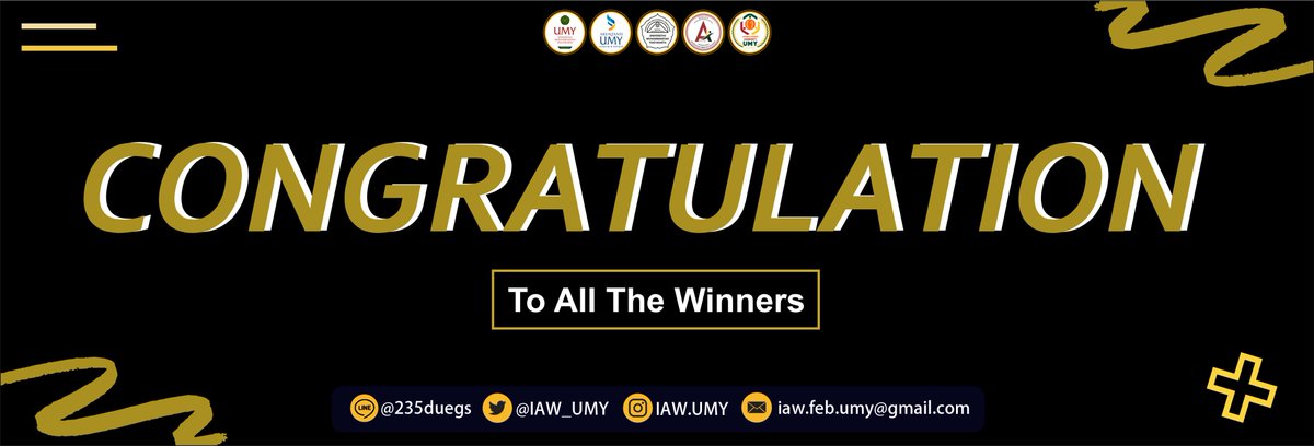 Congratulation to all the winners in 7th International Accounting Week 2021🎉🥳