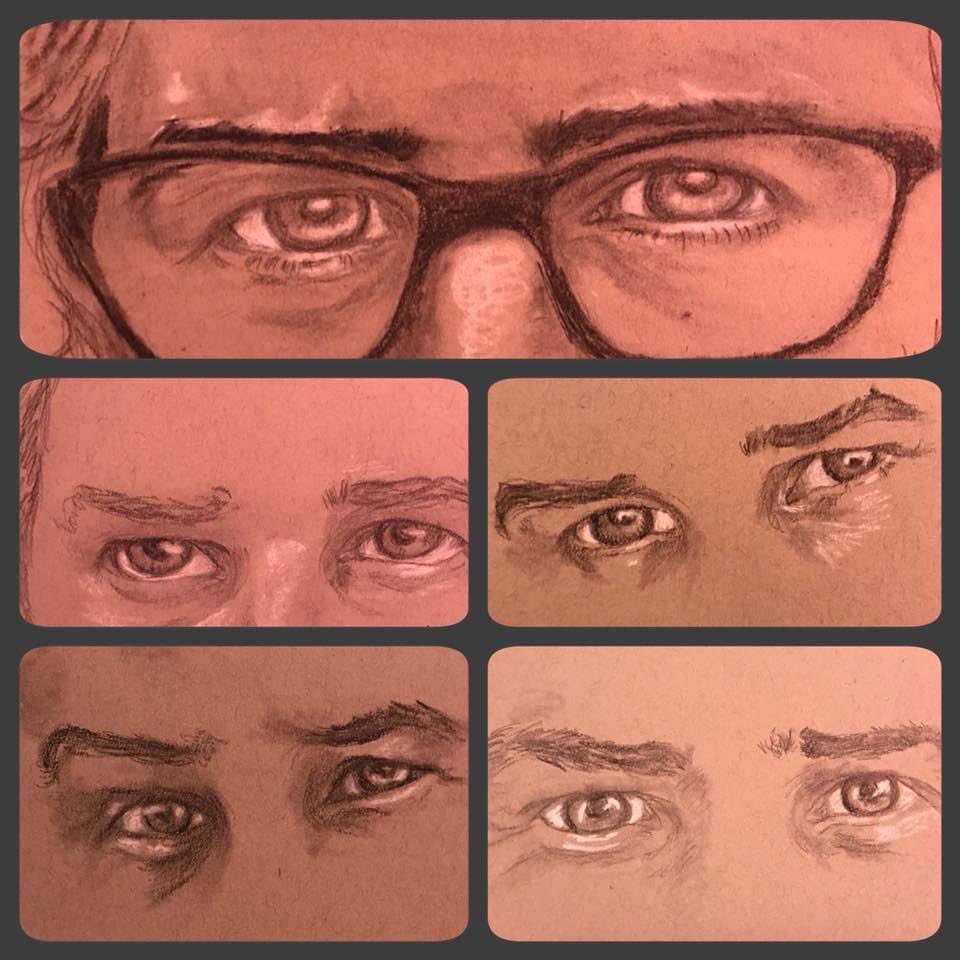 Happy birthday to Richard Speight Jr. I drew these 3 years ago where has the time gone?! 
