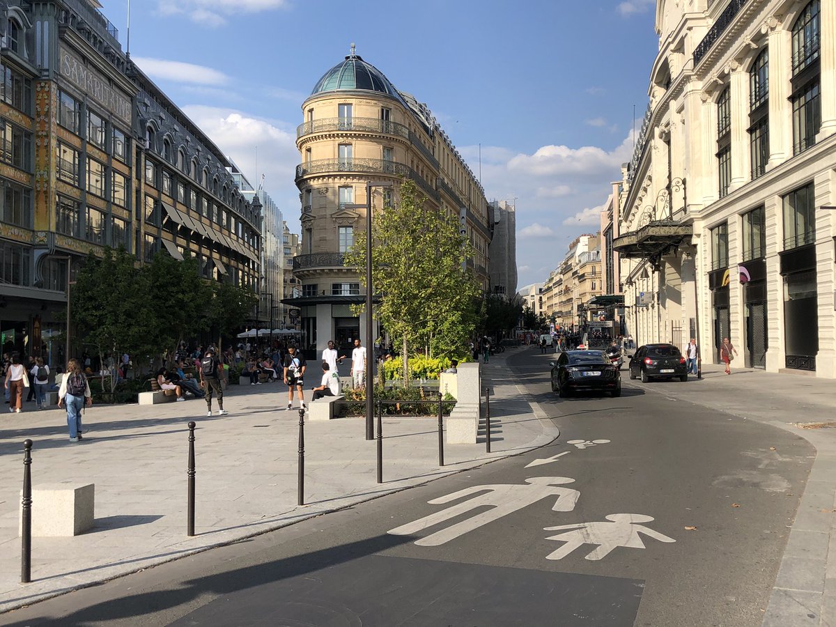 MikeLydon's tweet image. Highway removal along the Seine resulted in a 29% traffic reduction in the area, meaning projects like these increasingly feasible. Further vehicle traffic reductions and walking, cycling, and public transport gains are expected as Paris removes 70,000 on-street parking spaces.