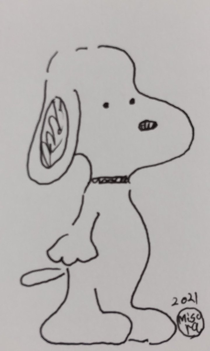 スヌーピーイラスト