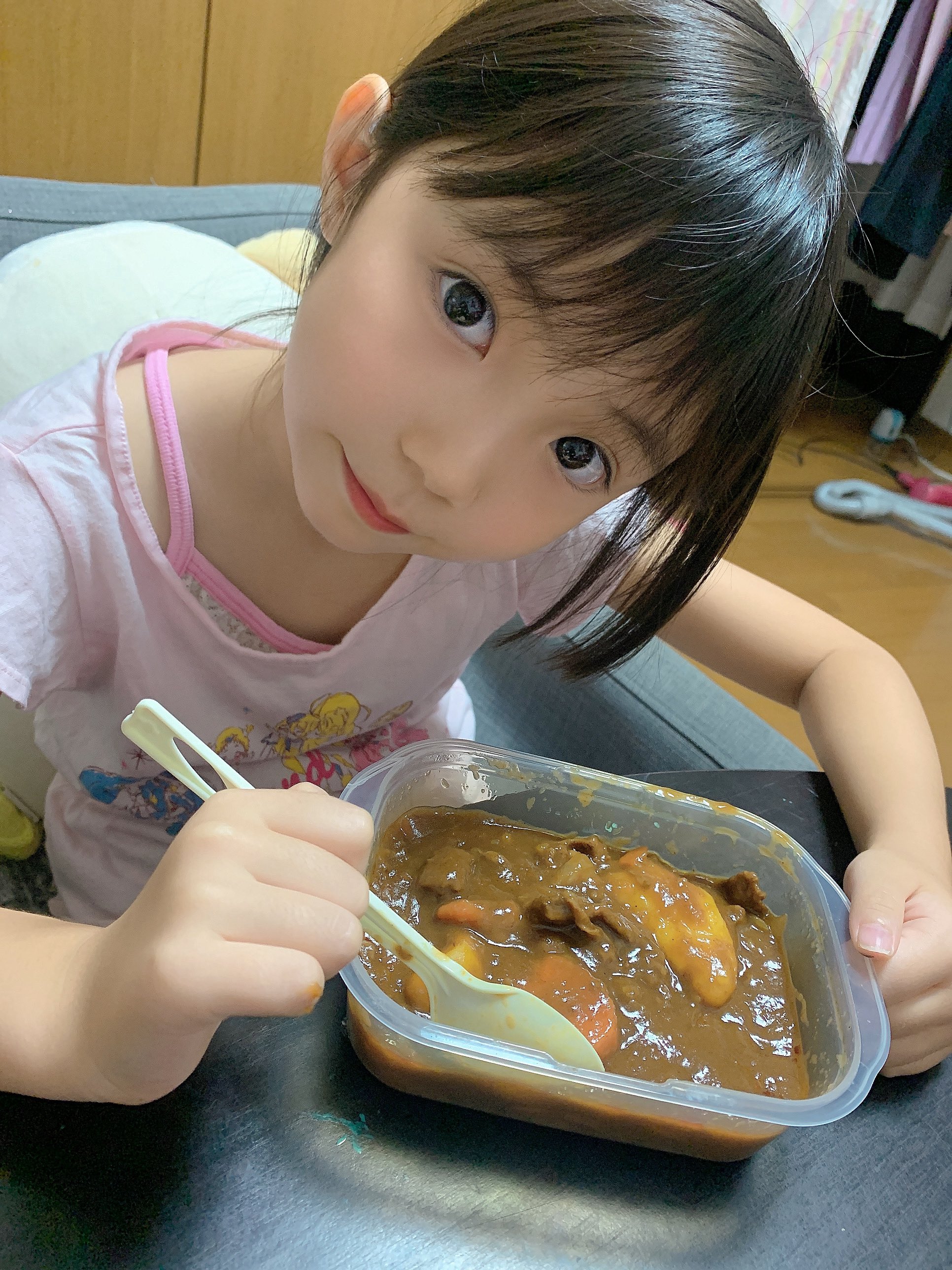 ゆとり メルティ 親管理 昨日の夜に作り過ぎたビーフシチューを 今日の夜も喜んで食べてくれて 明日の夜も ビーフシチュー食べたいなぁ とまで言ってくれる 親孝行のゆとりんです モリモリ食べて明日のlive頑張ります 応援よろしく