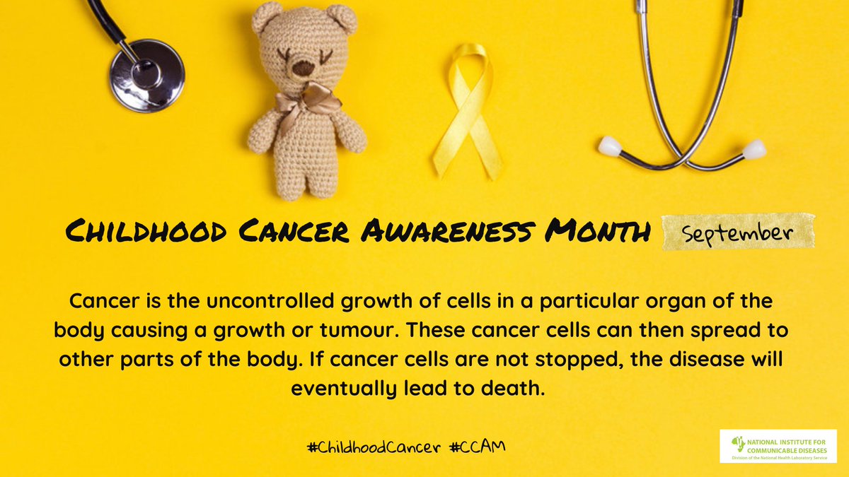 Cancer is the uncontrolled growth of cells in a particular organ of the body causing a growth or tumour. These cancer cells can then spread to other parts of the body. If cancer cells are not stopped, the disease will eventually lead to death. #ChildhoodCancer #CCAM