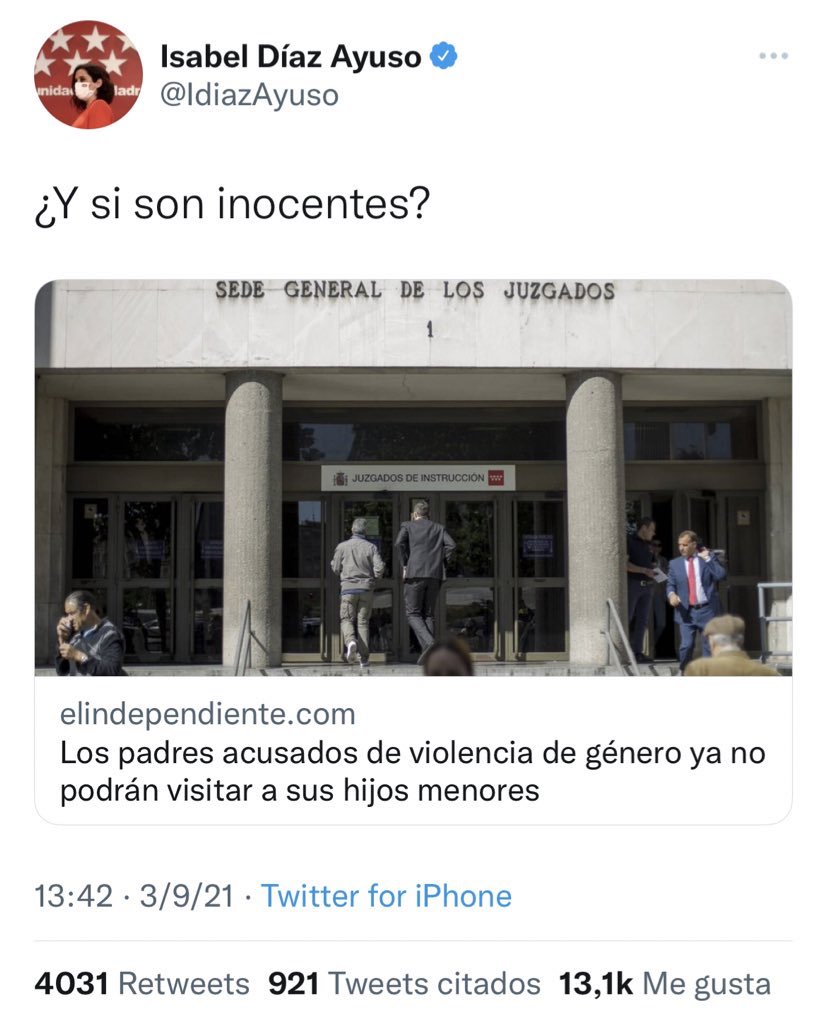 nuscuevas's tweet photo. Ayuso montando pollo de una ley que han votado ellos mismos ¯\_(ツ)_/¯ https://t.co/UVOug5NDcZ