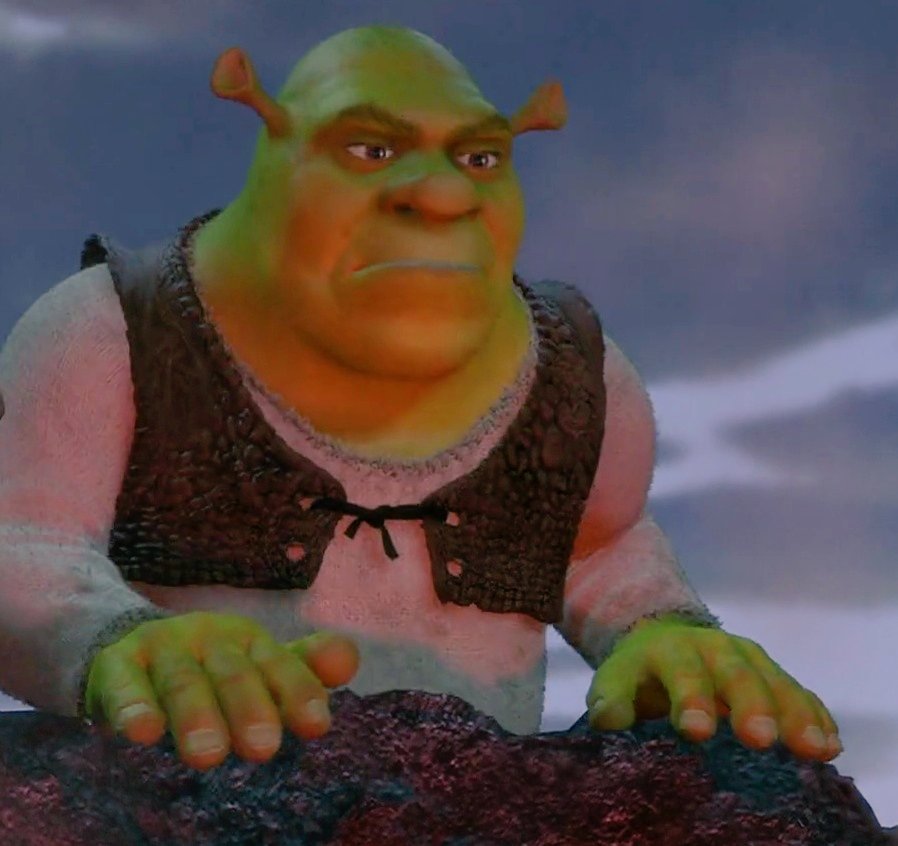 Quercus_Biolin's tweet photo. El nombre de Shrek es acrónimo de «Summum Hispanicum Rex Et K[C]audillum». Shrek representa la naturalidad y la gallardía hispana frente a la cursilería y el puritanismo anglo de lord Farquaad. https://t.co/Je4t4EbJso