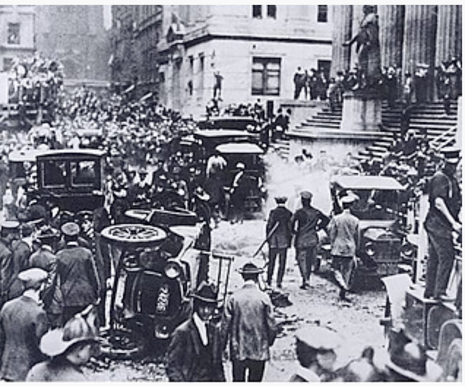 RichardCPendry's tweet image. Terrorism is not new. 101 years ago this month an explosion took place in Wall St, NY that killed 33 No group claimed responsibility. The bomb was delivered by a horse &amp;amp; cart. The 1st instance of a VBIED. #understandingterrorism #violentworld
