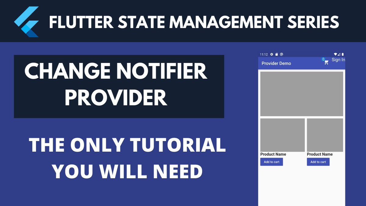mezza_dk's tweet image. Day 10 of #100DaysOfCode with #flutter. 

Continued with PROVIDER in Flutter, and today I learnt ChangeNotifierProvider.

#MadeWithFlutter #100DaysOfCode #MobileAppDeveloper #Programmer #WebDevelopment #BlackMenInTech #BlackTechTwitter 

ChangeNotifierProvider  🧵👇🏾