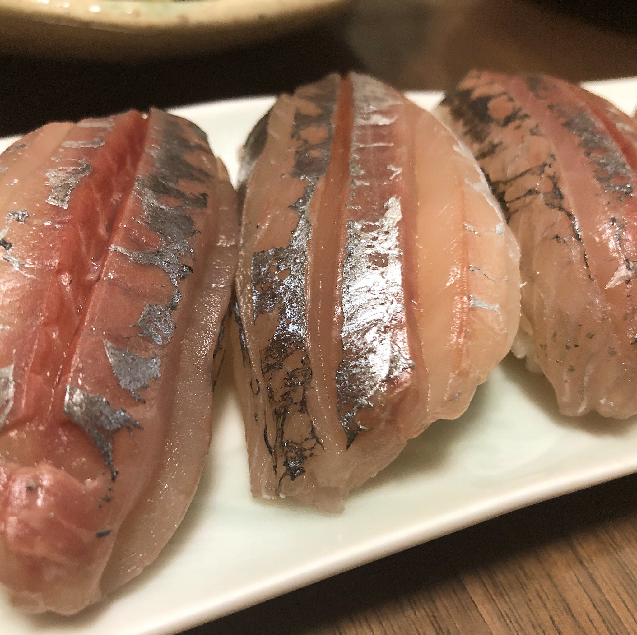 本さん のんだくれの料理人 アジの握り 生姜醤油でサイコー 料理 握り寿司 寿司 T Co Jqdmyptbbz Twitter