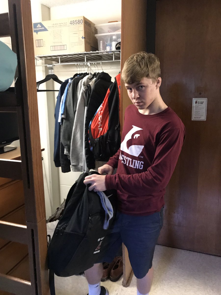 Drop off and first day at LaCrosse.  Shed a few tears.  Enjoy the adventure 🥰