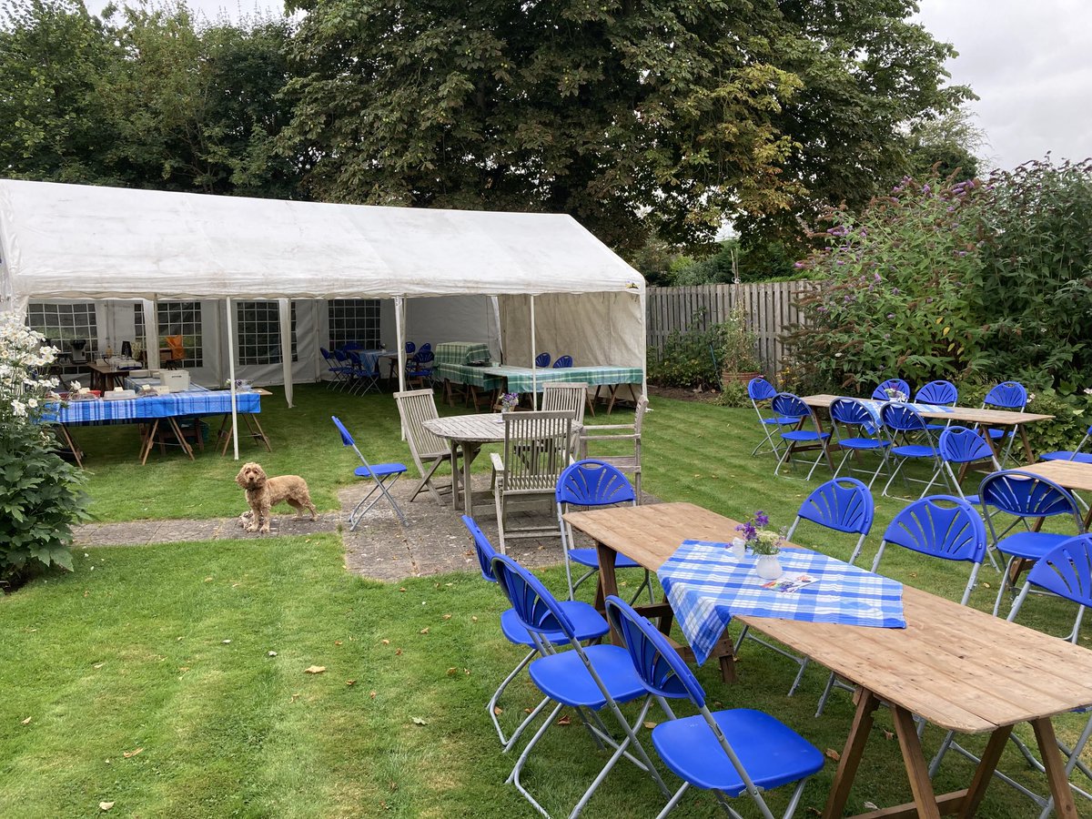 Orla is all set and ready to go for the St James’ Garden Party. The cakes are looking great too! Looking forward to seeing lots of friends 2.00pm onwards.