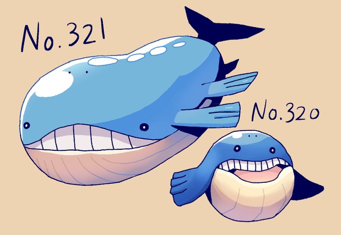 ホエルコのtwitterイラスト検索結果