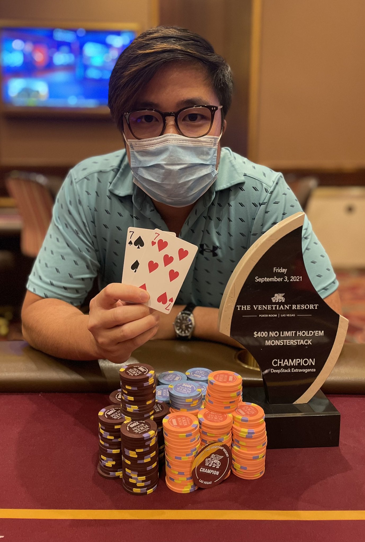Venetian Poker Room on X: Congratulations to Michael Thach of Las Vegas,  NV who was the winner via five-way chop in our DeepStack Showdown Event #26  $300 NLH UltimateStack $100,000 guarantee on