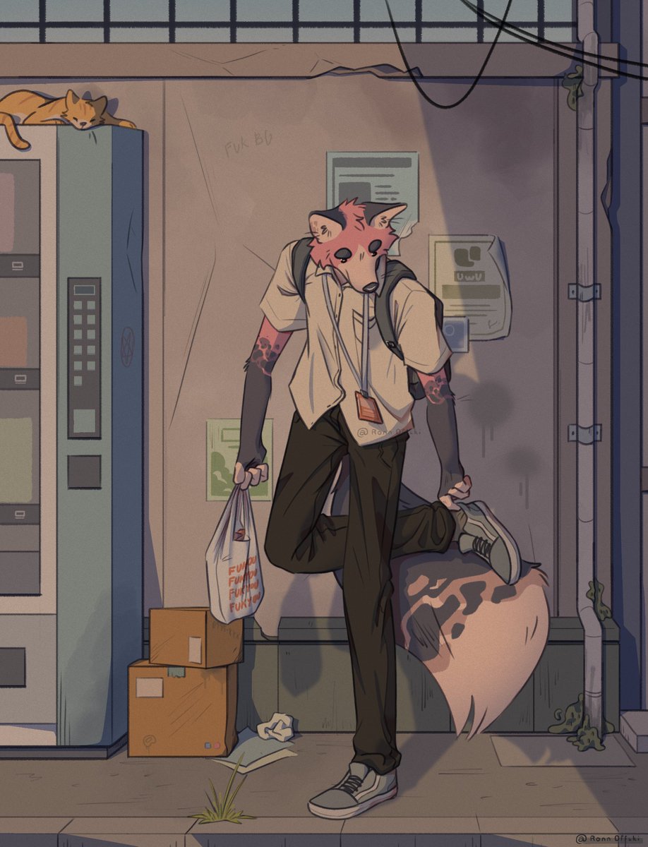 Been thinking about the commutes I took after school. Walking a mile or two just to catch a ride was a pain.

Kinda gave up on this but I did put alot of effort on it, so. Rt's are appreciated ❤