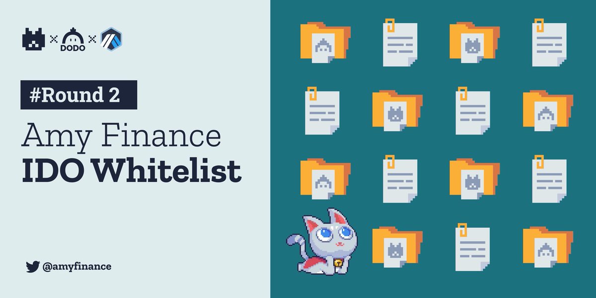 amyfinance's tweet image. 🔥Amy Finance Loot Token #Whitelist Round 2 is coming!!

✅Upload a video of your own cat（about 10 seconds), mention @amyfinance @arbitrum @chainlink @BreederDodo, and tag #Layer2 #Lending #Leverage #Earn

✅Leave your ERC20 address in your post

⏰3pm Sep 4th-3pm Sep 6th(UTC)