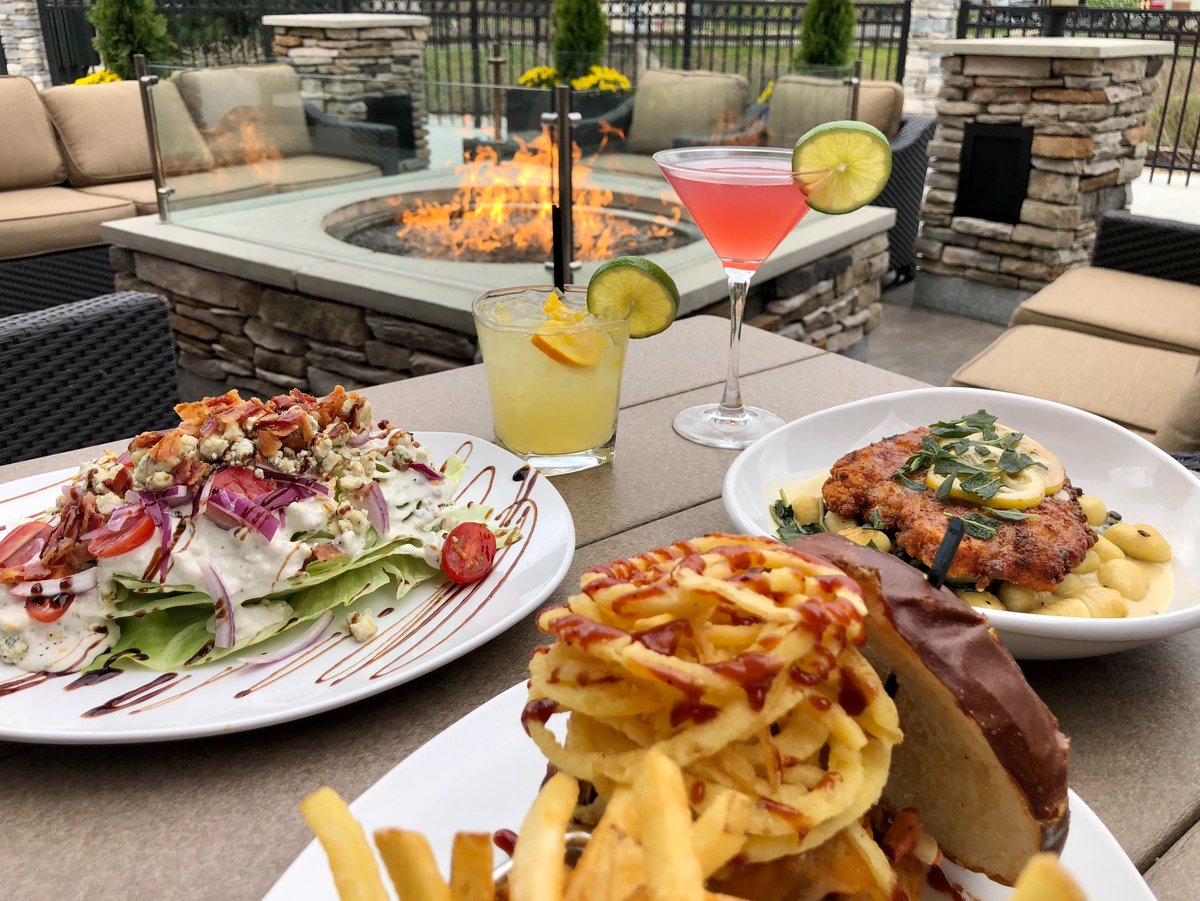 Summer is still in full swing here on the patio! We're kicking off this long weekend sipping a 110 margarita and enjoying a fresh wedge salad covered blue cheese and bacon and chicken piccata gnocchi. See you later?