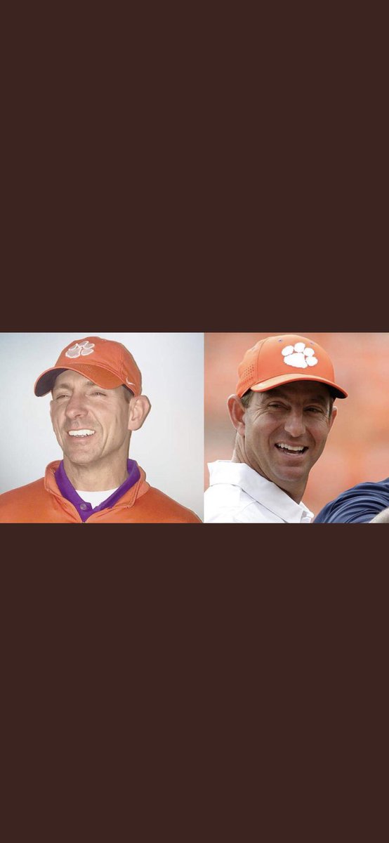 FaceFranklin's tweet photo. Classic Dabo on @CollegeGameDay referring to the air blowing under the desk…”no sweaty crack around here” gotta meet my teams coach sometime!! https://t.co/r3uaKRwwzC