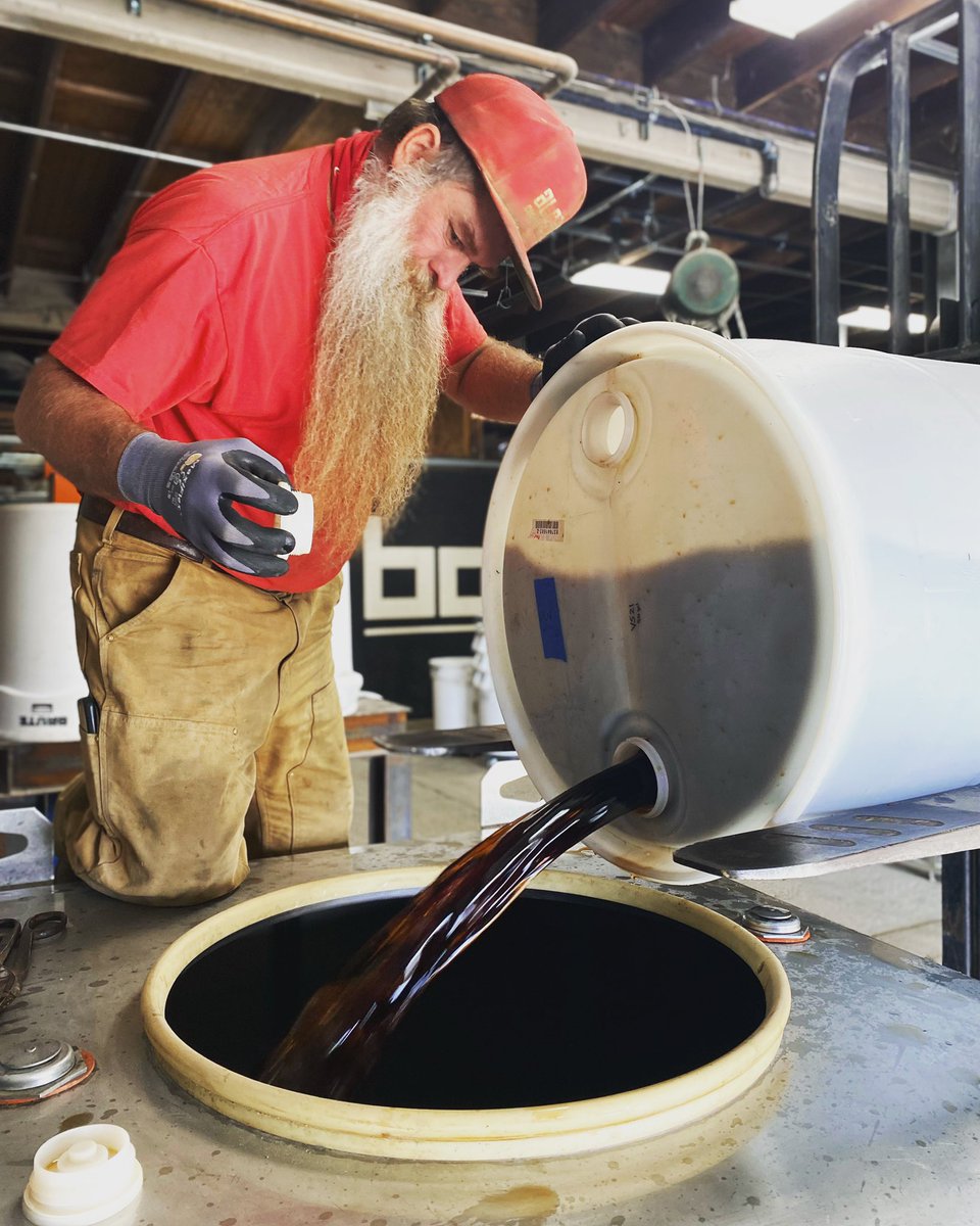 Prepping our next batch of Barreled Manhattan!Just received our annual supply of <a href="/quadywinery/">Quady Winery</a> Vermouth! Next we add Boldt Bourbon and <a href="/Alley6spirits/">Alley 6 Craft Distillery</a> candy cap bitters &amp; barrel age it for a few months. You can find the current batch via our website while supplies last!