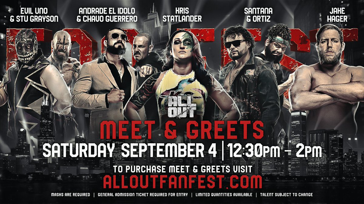 Meet & Greet with the iLLesT. 💯🔥 #AEWFanFest #AllOutFanFest 

#PRoudNPowerful 🇵🇷 #AEW