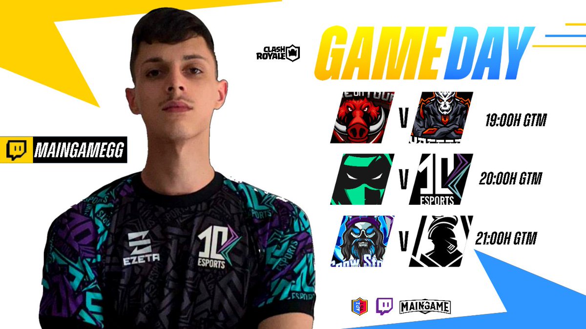 Main Game (@maingamegg) on Twitter photo #MAINGAMELEAGUE
🔴MATCH DAY🔴
Empezamos el día con los enfrentamientos del Grupo A Jornada 2.
<a href="/sace_tour/">Sace On Tour</a> 🆚 <a href="/XpectrosCr/">Xpectros</a>
<a href="/DarkAllianceV/">Dark Alliance V</a> 🆚 <a href="/10esports1/">10esports</a>
<a href="/SnowStormeSport/">Snow Storm</a> 🆚 <a href="/ImagineKnights/">Imagine Knights</a>
Sintonizanos a partir de las 14:00 pm 🇲🇽 #MAINGAMELEAGUE
🔴MATCH DAY🔴
Empezamos el día con los enfrentamientos del Grupo A Jornada 2.
<a href="/sace_tour/">Sace On Tour</a> 🆚 <a href="/XpectrosCr/">Xpectros</a>
<a href="/DarkAllianceV/">Dark Alliance V</a> 🆚 <a href="/10esports1/">10esports</a>
<a href="/SnowStormeSport/">Snow Storm</a> 🆚 <a href="/ImagineKnights/">Imagine Knights</a>
Sintonizanos a partir de las 14:00 pm 🇲🇽