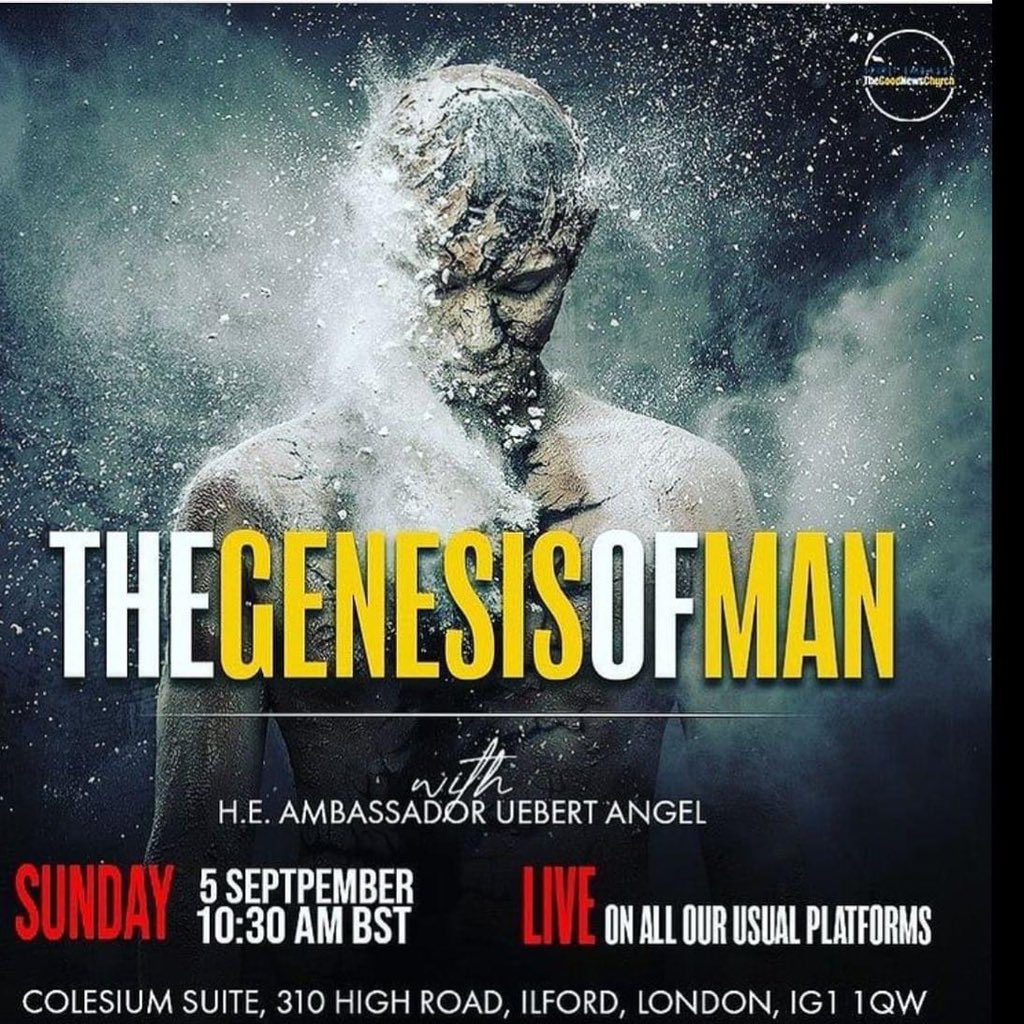 The Genesis of man with H .E AMB UEBERT ANGEL .Don’t miss this for anything .
<a href="/UebertAngel/">Uebert Angel</a> <a href="/tgnc_harare/">Spirit Embassy Harare</a> @BeverlyUAngel