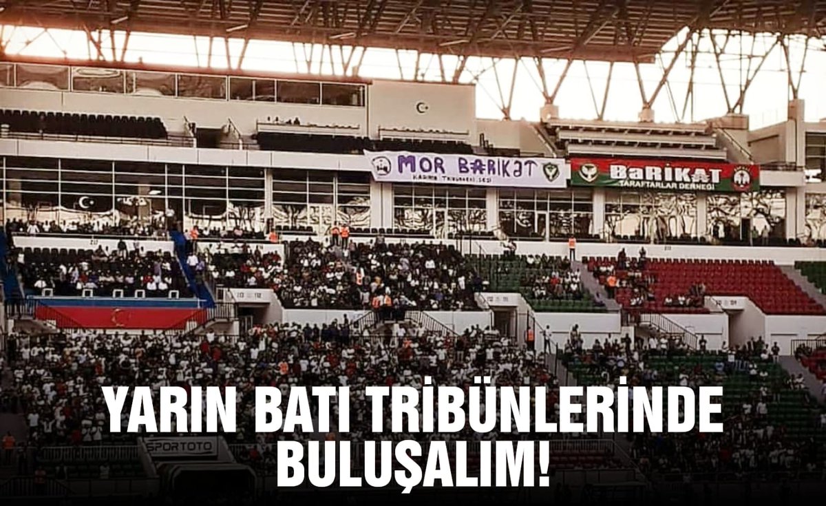SEZONU AÇIYORUZ!

Hasret kaldığımız tribünler açılıyor. Yarın büyük bir coşku ile stada akın edeceğiz. Halkımızı bu önemli günde zaferimize ortak olmaya çağırıyoruz. Barikat yarın kapalı (batı) tribününde olacak. Herkesi Amedspor aşkı ile Barikat saflarına bekliyoruz.