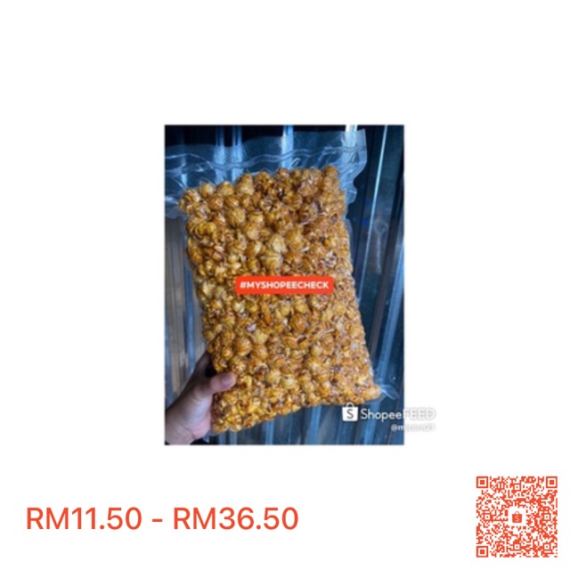 fareezaizad's tweet photo. I'm selling 🍿POPCORN CARAMEL FULLY COATED🍿 (JCORN) for RM11.50 - RM36.50. Get it on Shopee now! https://t.co/cPCE89mnYT #ShopeeMY https://t.co/wXMmgDUHsv