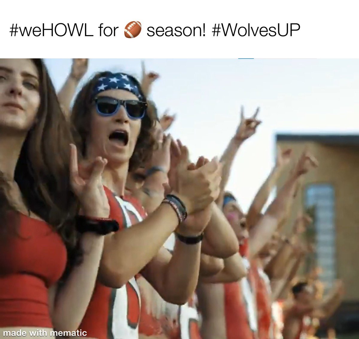 Who’s with me? #weHOWL in packs! 🔴🐺⬆️🏈