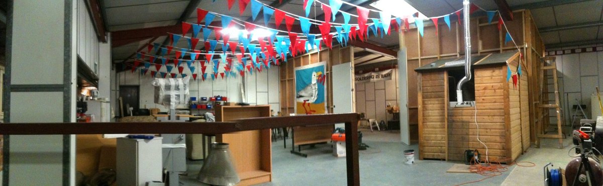 today is the 10th anniversary of our move into Rodhus studios!

the space has changed so much over the year, it's almost entirely unrecognisable

here's a few pictures from across the first year, starting with day 1 ⏳