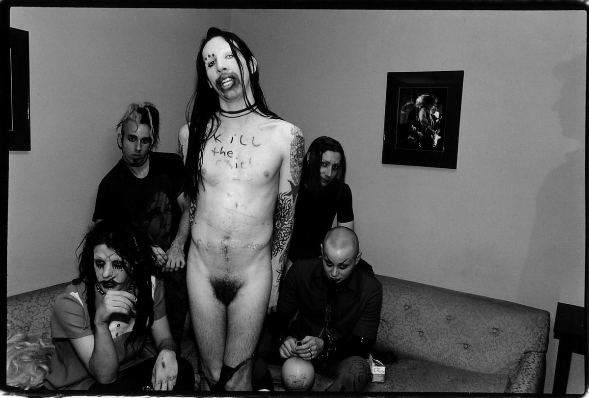 Marilyn Manson in New York City, 1995. 